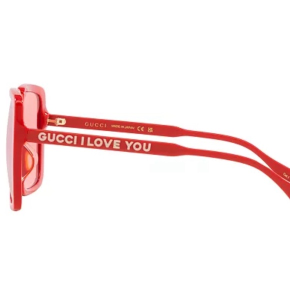 Gucci Red Sunglasses GG0567SAN NWT - Picture 3 of 11